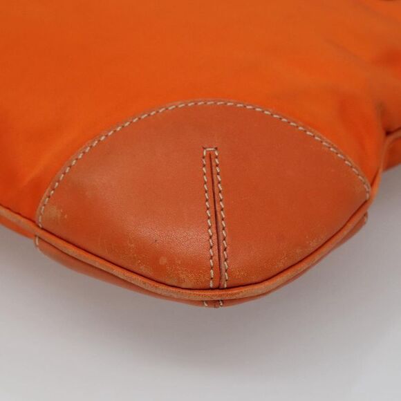 Prada Tessuto Orange Synthetic Shoulder Bag (Pre-Owned) - Picture 9 of 16
